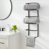 Towel Wall Storage Cabinet Black Metal - Brightroom™ -Our Tidy Space Sales GUEST 03b36207 b119 4ad7 9102 a797b82d76e3