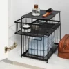 Small Stackable Slide Out Drawer - Brightroom™ Black -Our Tidy Space Sales GUEST 092f63d9 8a56 41c6 abf6 1fdad02a5bed