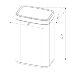 Motion Wastebasket with Liner - Brightroom™ -Our Tidy Space Sales GUEST 0e7e13e3 1c51 4968 9797 f05398706d76