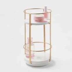 10" x 5.7" Round Metal Countertop Turntable Brass - Brightroom™ 7 10" x 5.7" Round Metal Countertop Turntable Brass - Brightroom™ -Our Tidy Space Sales GUEST 0f7b8890 6df4 4606 9fa9 246d6098805b