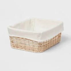 Tapered Woven Basket with Liner - Brightroom™ -Our Tidy Space Sales GUEST 0fb1f4e5 0222 49b3 bf2a 53282a25b189