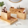 11.25" x 7" x 4.5" Modular Bamboo Vanity Organizer with Magnetic Strip - Brightroom™ -Our Tidy Space Sales GUEST 136aefd1 aba6 431a bd81 a5c436c078df
