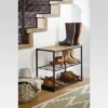 3 Tier Shoe Rack Black Metal with Natural Wood - Brightroom™ -Our Tidy Space Sales GUEST 1f2cceea 00e7 47c8 8368 266f389021b9
