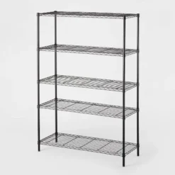 5 Tier Wide Wire Shelving - Brightroom™ Chrome -Our Tidy Space Sales GUEST 21d3addb 9b67 45e8 98b9 a6831702664f