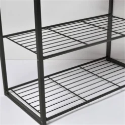 3 Tier Shoe Rack Black Metal with Natural Wood - Brightroom™ -Our Tidy Space Sales GUEST 240132f8 8257 4467 82bd 34848919c42b