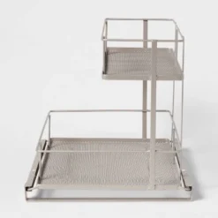 2 Tier Slide Out Under Vanity - Brightroom™ Matte Black -Our Tidy Space Sales GUEST 28829bb5 b5bb 45c1 b2b9 6263072a8b43