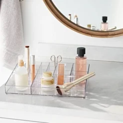 Bathroom Plastic Extra Large Cosmetic Organizer Clear - Brightroom™