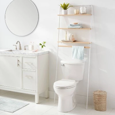 Over The Toilet Storage White Metal - Brightroom™ -Our Tidy Space Sales GUEST 34826548 8463 4f31 9684 c4b3de9788df