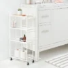 Skinny Storage Cart Matte White - Brightroom™ -Our Tidy Space Sales GUEST 37e99111 697d 4eee b762 79c72946ac9e