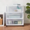 3 Drawer Wide Cart White - Brightroom™ -Our Tidy Space Sales GUEST 41559d35 e1ed 4b2b 8de2 fb77c89f6f6d
