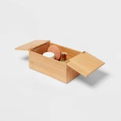 6" x 9" x 4" Rectangular Hinge Lid Bamboo Countertop Organizer - Brightroom™ -Our Tidy Space Sales GUEST 448d43d4 ccde 4178 8ab1 21a8ac437e38
