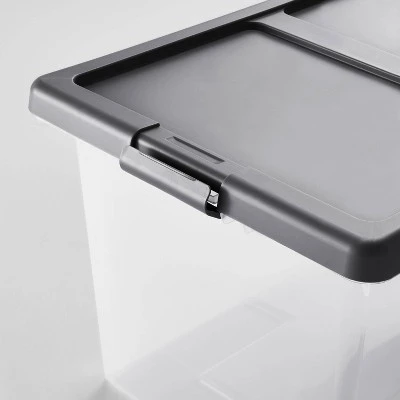 Extra Large Latching Clear Storage Box - Brightroom™ 4 Extra Large Latching Clear Storage Box - Brightroom™ - Image 2