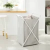 Folding X-Frame Hamper Matte White - Brightroom™ -Our Tidy Space Sales GUEST 4afea04a 44df 4b09 9eea 93b3d6d9e19c