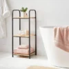 Short Bath Wood Storage Tower Black Metal - Brightroom™ -Our Tidy Space Sales GUEST 4da79696 0d98 4303 87ae 5020739d4d3c