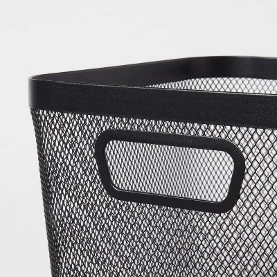 Metal Mesh Bin Black - Brightroom™ 4 Metal Mesh Bin Black - Brightroom™ - Image 2