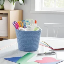 Decorative Coiled Rope Basket - Brightroom™ White