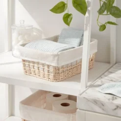 Tapered Woven Basket with Liner - Brightroomâ„¢