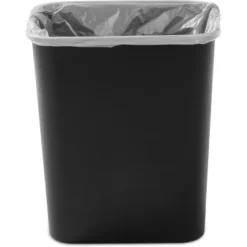 7.8gal Swing Top Waste Can Black - Brightroom™ -Our Tidy Space Sales GUEST 653d4391 bfe6 42bf 94a4 02d3da0446b1