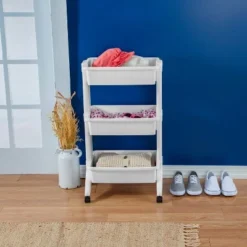 3 Tier Utility Cart White - Brightroom™ -Our Tidy Space Sales GUEST 69c19986 15bb 4ed3 8177 5f0091d0f797