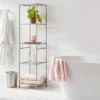 Tall Bath Storage Tower Brushed Nickel Metal - Brightroom™ -Our Tidy Space Sales GUEST 7123969a d33c 4f84 9e8c b8a62c10f3c9