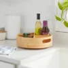 Bamboo 4 Compartment Lazy Susan Turntable with Dividers Light Yellow - Brightroom™ -Our Tidy Space Sales GUEST 759f9991 38e3 4683 a017 51c84f005402