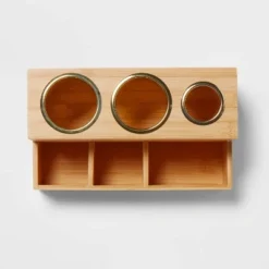 12" x 7" x 6" Bamboo Hair Tools Organizer with 5pc Magnets - Brightroom™ -Our Tidy Space Sales GUEST 7c477d8e df63 459e bbca 2d6b38296661