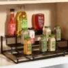 3-Tier Metal Expandable Spice Rack with Powder Coated Finish Black - Brightroom™ -Our Tidy Space Sales GUEST 7cd9efae 69bd 45b0 8a69 1e316ea2aa22