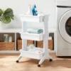 3 Tier Utility Cart White - Brightroom™ -Our Tidy Space Sales GUEST 7e160fcc d7eb 4b56 9395 3ea833f31e01