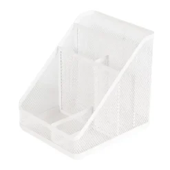 Mesh Medium Desktop Organizer White - Brightroom™