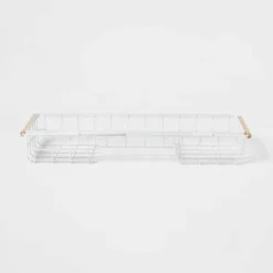 Metal Bathtub Caddy with Wood Handles - Brightroom™ Matte Black -Our Tidy Space Sales GUEST 8b7d1f18 795b 473e 8582 e34dabeea8d2