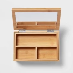 9" x 6" Rectangular Countertop Organizer with Mirror - Brightroom™ 6 9" x 6" Rectangular Countertop Organizer with Mirror - Brightroom™ -Our Tidy Space Sales GUEST 96e41679 015a 41ca bce7 439de4b61b8b