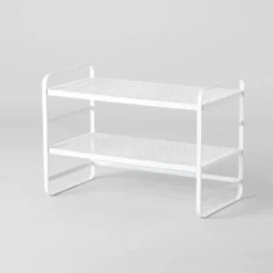 2 Tier Shoe Rack Metal Mesh - Brightroom™ Black -Our Tidy Space Sales GUEST 97469fbe 60a1 4d79 b7f6 0432247cf2d3