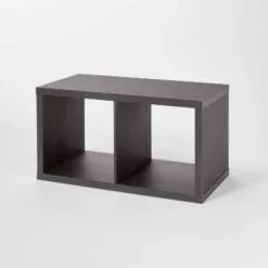2 Cube Organizer - Brightroom™ Black Oak -Our Tidy Space Sales GUEST 97fa5bd1 4749 4976 967c 465be2634226