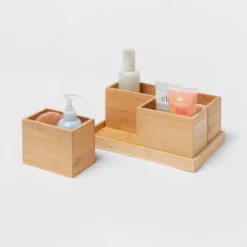 11.25" x 7" x 4.5" Modular Bamboo Vanity Organizer with Magnetic Strip - Brightroom™ 7 11.25" x 7" x 4.5" Modular Bamboo Vanity Organizer with Magnetic Strip - Brightroom™ -Our Tidy Space Sales GUEST 98293bdb 3a57 4e34 9cc7 1a9571db3738