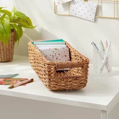 Braided Seagrass Media Bin - Brightroom™ 3 Braided Seagrass Media Bin - Brightroom™