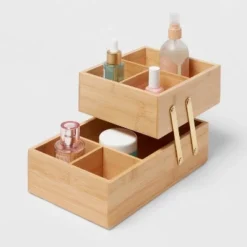 10" x 6" x 5" Hinged Bamboo Countertop Organizer - Brightroom™ -Our Tidy Space Sales GUEST 9a00d1bf af05 4d94 820a 9a23cfe2b211