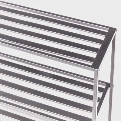 Over The Toilet Storage Brushed Nickel Metal - Brightroom™ 4 Over The Toilet Storage Brushed Nickel Metal - Brightroom™ - Image 2