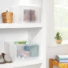 Small Stackable Bins Front Opening Clear Plastic - Brightroom™ -Our Tidy Space Sales GUEST a756acea 21b1 4d19 8c7f 2fcf21a22895