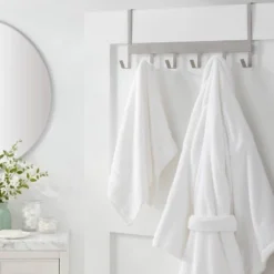 Large Over the Door Hook 6 Hooks - Brightroom™ Matte Black