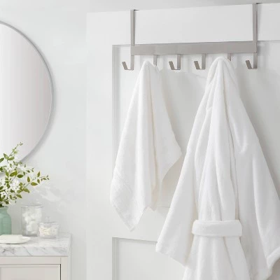 Large Over the Door Hook 6 Hooks - Brightroom™ Matte Black 3 Large Over the Door Hook 6 Hooks - Brightroom™ Matte Black