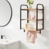 Wood Wall Shelf Black Metal - Brightroom™ -Our Tidy Space Sales GUEST ac4d10e7 0b56 4b34 a408 516b45c892f3