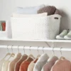 Y-Weave Jumbo Decorative Storage Basket White - Brightroom™