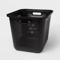 Large Decorative Plastic Bin with Cutout Handles - Brightroom™ White -Our Tidy Space Sales GUEST b40a494e 51f1 4bdf b7ae 232f8fbcdaff