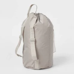 Backpack Laundry Bag Textured Gray - Brightroom™ -Our Tidy Space Sales GUEST b463037b 65c6 4598 bc75 6926cd02e885