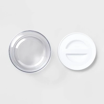 3pc Round Airtight Canister Set White - Brightroom™ 4 3pc Round Airtight Canister Set White - Brightroom™ - Image 2