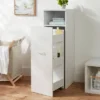 Narrow Storage Cabinet with Pull Out Cart White - Brightroom™ 2 Narrow Storage Cabinet with Pull Out Cart White - Brightroom™ -Our Tidy Space Sales GUEST bbfb45ab ac27 454a b472 55af18ca0e70