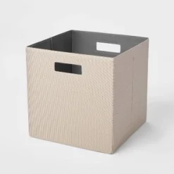 13" x 13" Fabric Bin - Brightroom™ Taupe 40 13" x 13" Fabric Bin - Brightroom™ Taupe -Our Tidy Space Sales GUEST bd39441c fe3f 4f84 bbce 3d47dbe7b93a