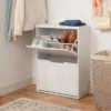 Laminate Pivot Open Shoe Cabinet White - Brightroom™ -Our Tidy Space Sales GUEST c4d70cfb 7fdb 4166 a55c b11dc54ee24e