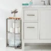 Small Space Storage Cabinet Brushed Nickel Metal - Brightroom™ 1 Small Space Storage Cabinet Brushed Nickel Metal - Brightroom™ -Our Tidy Space Sales GUEST cd373df9 28a2 4173 9b5a 1f4c70cfdce3