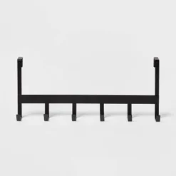 Large Over the Door Hook 6 Hooks - Brightroom™ Matte Black 10 Large Over the Door Hook 6 Hooks - Brightroom™ Matte Black -Our Tidy Space Sales GUEST d00bddb9 9a55 43e6 90e3 16218b5f206a